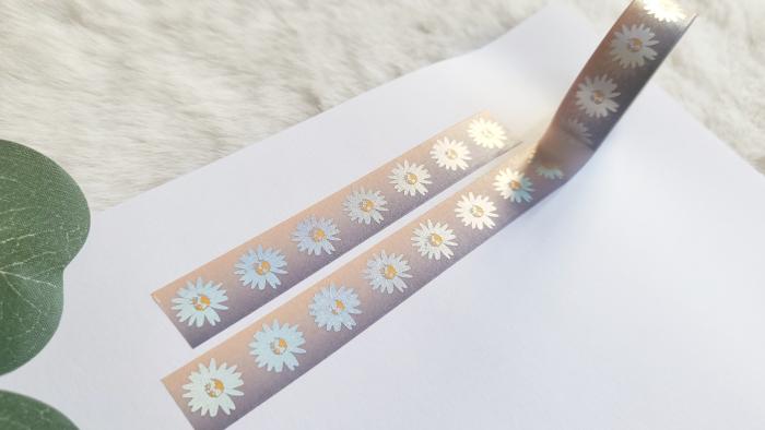 Washi Tape Gänseblümchen
